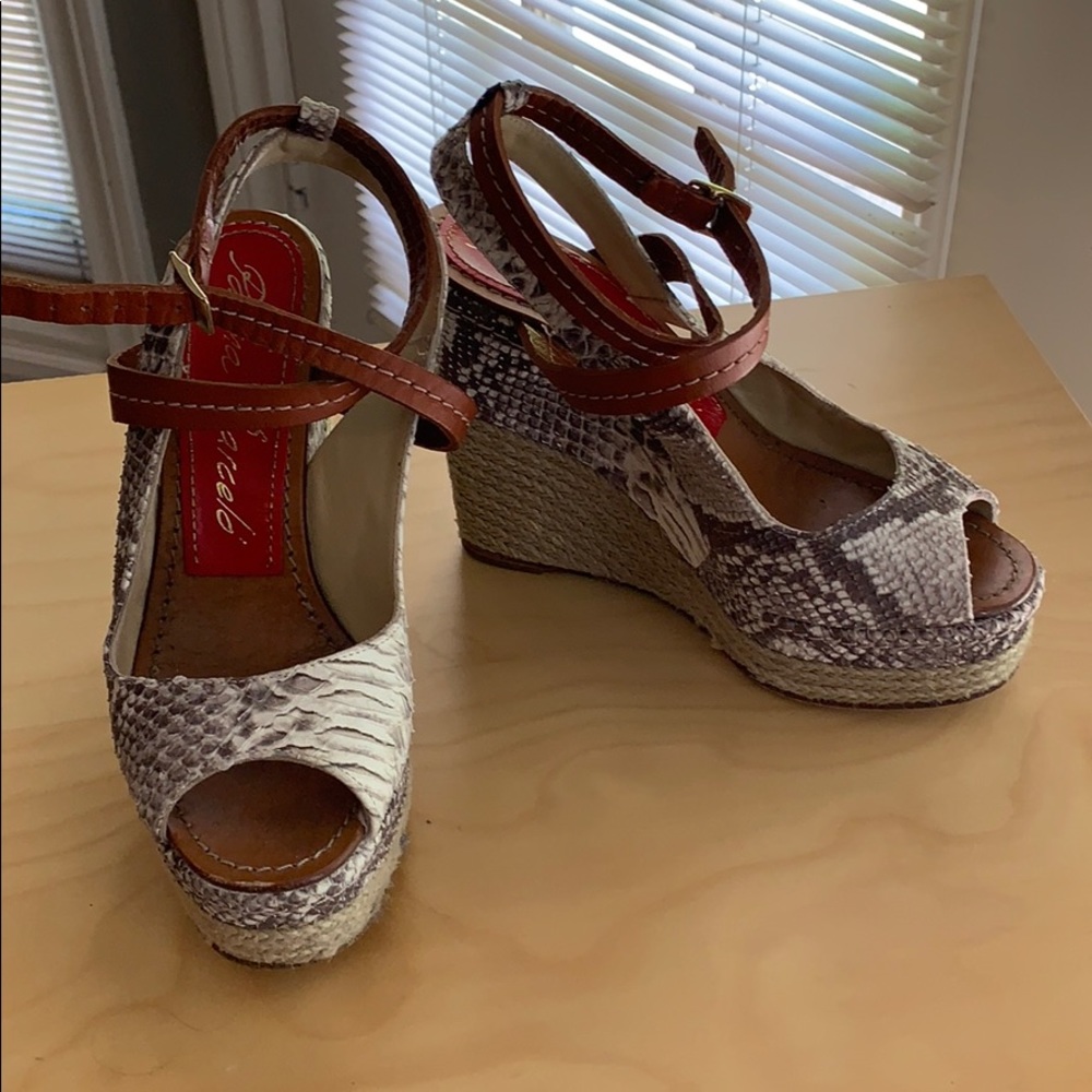 Paloma Barcelo platform espadrille sandals sz 7